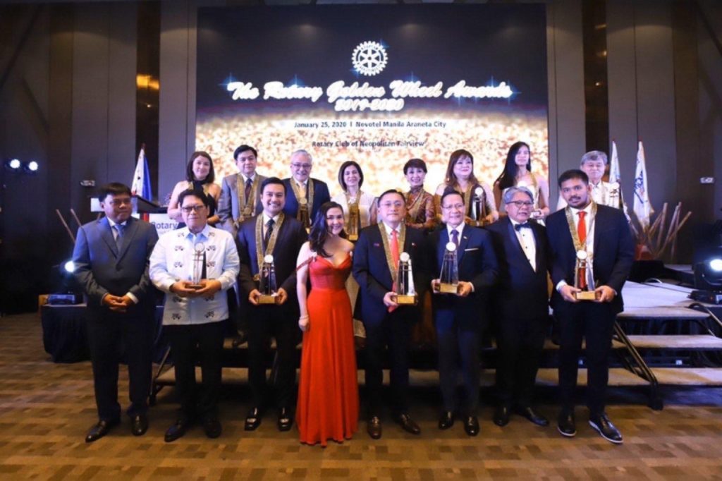 Herrera commends Rotary Intl’s Golden Wheel awardees