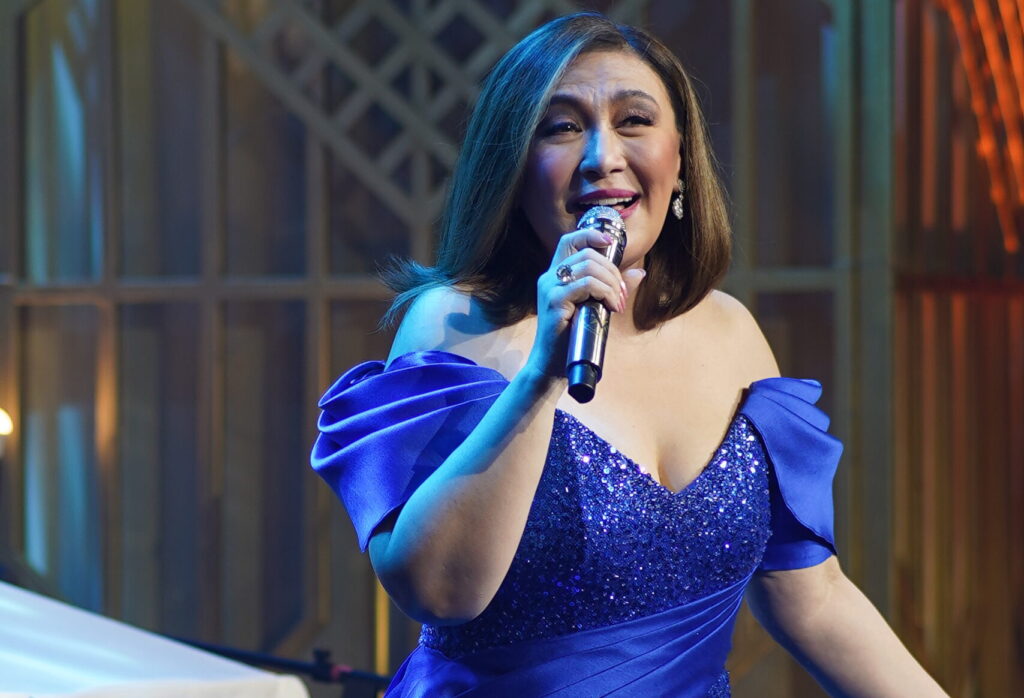 The Megastar Sharon Cuneta sings her and Maestro Louie Ocampo’s timeless hits during InLife’s Harmonies In Life concert for its Amorsolo Circle members.