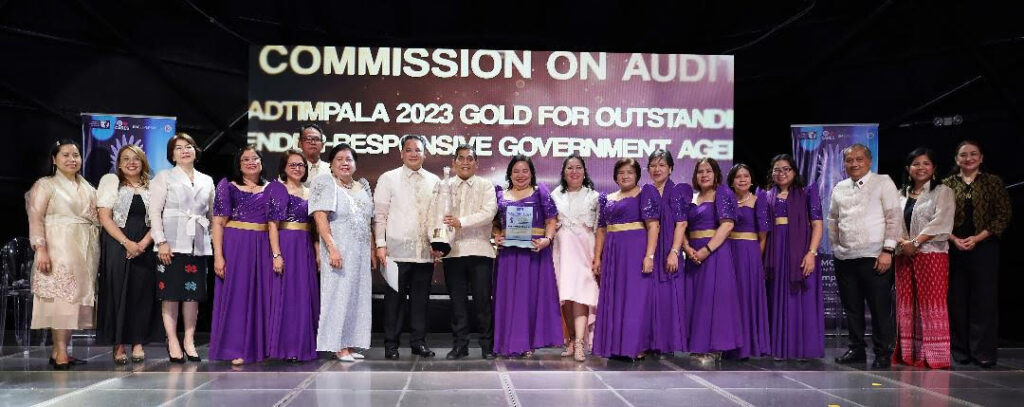 COA bags 2 gender equality awards 