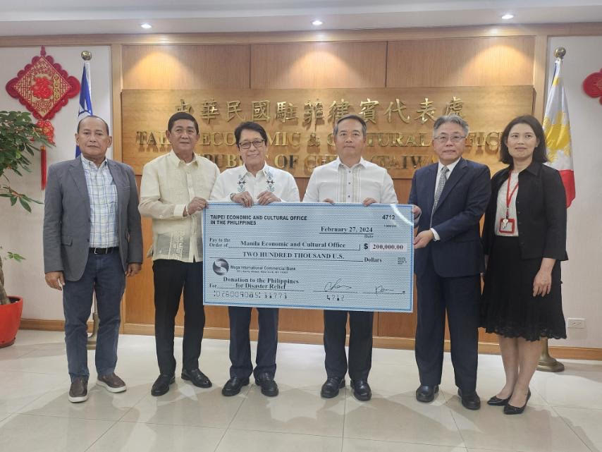 Taiwan donates $200,000 to disaster-stricken Davao
