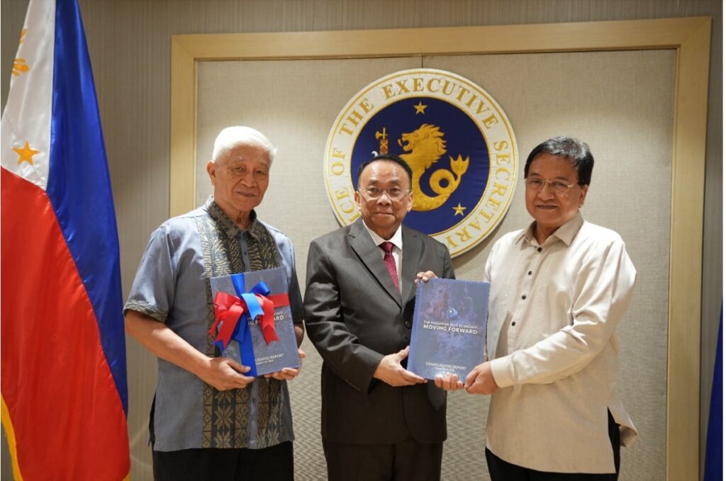 Bersamin receives Blue Economy Report, vows to submit to Marcos