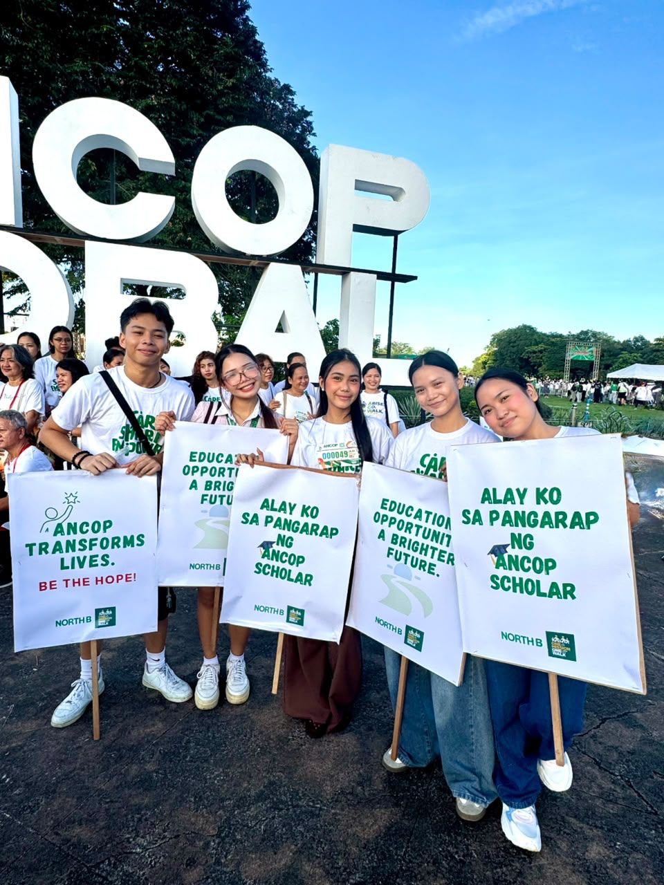 Ancop scholars carry messages of hope as they pursue their dreams despite life’s challenges.